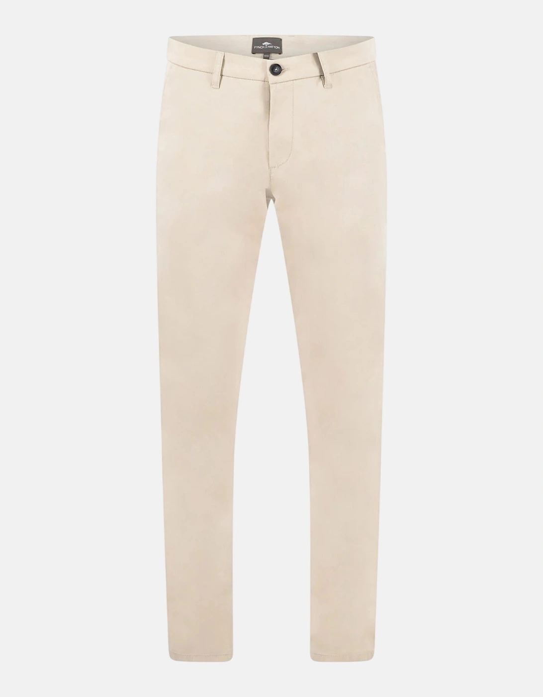 Fynch Hatton Fynch Hatton Men's Basic Stretch Cotton Chinos Sand - Cream