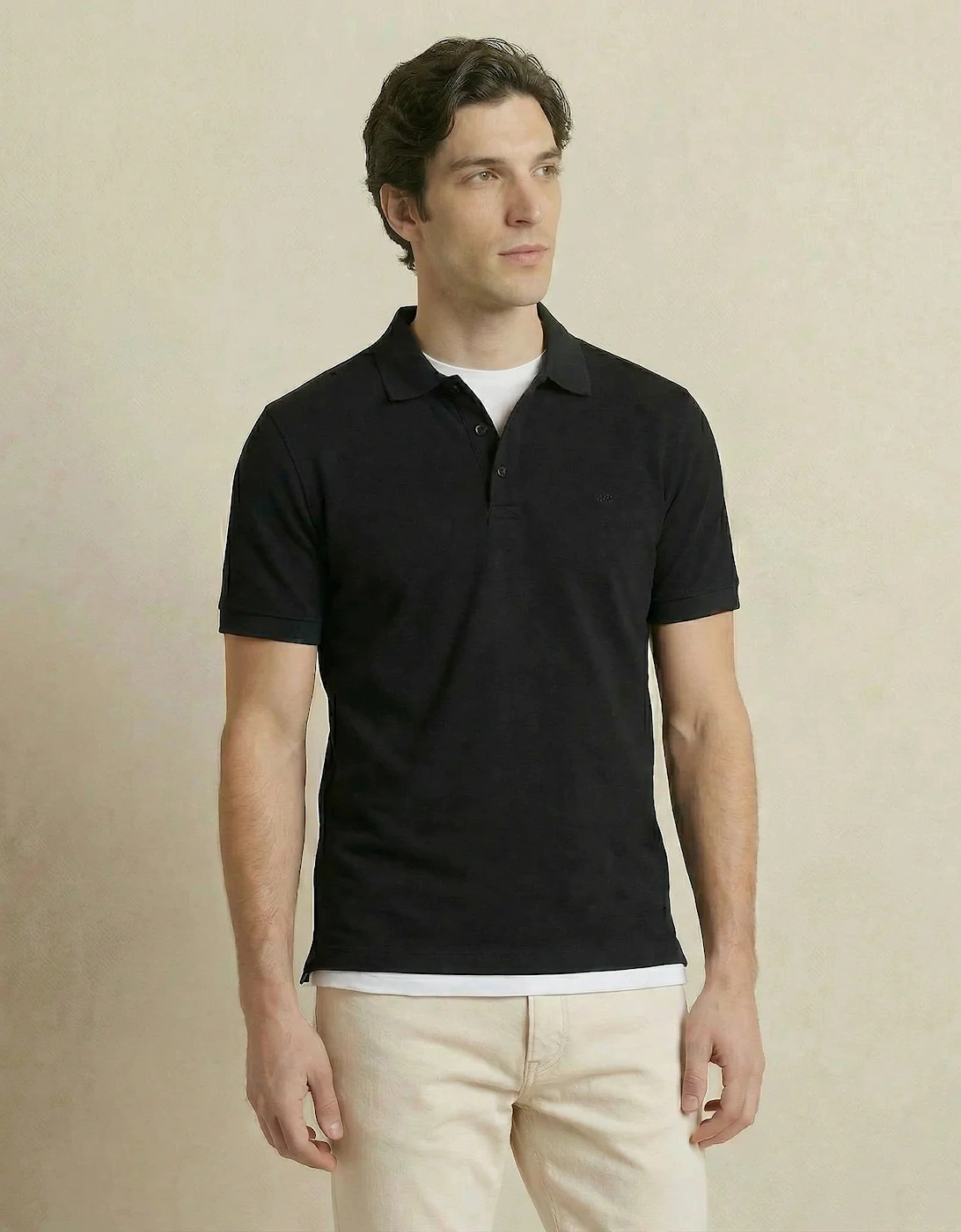 Premium Cotton 2-Ply Polo Shirt Black