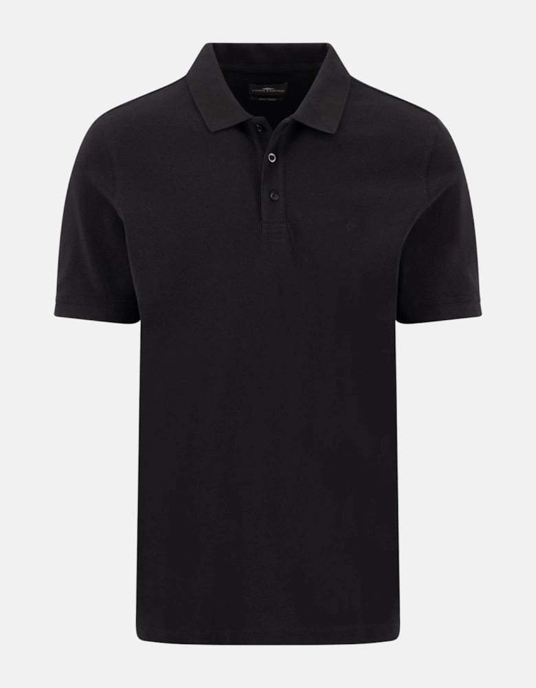 Premium Cotton 2-Ply Polo Shirt Black