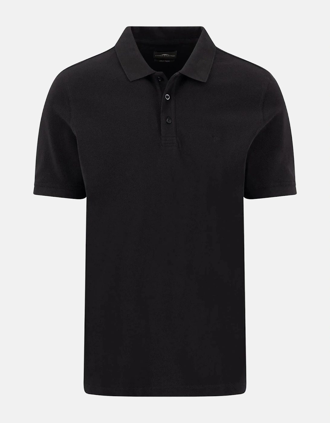 Premium Cotton 2-Ply Polo Shirt Black, 6 of 5