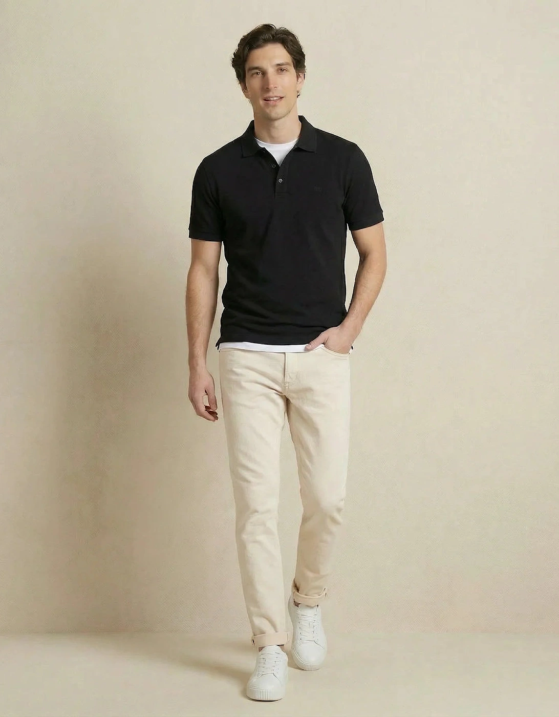Premium Cotton 2-Ply Polo Shirt Black