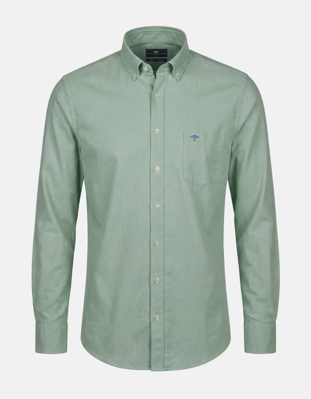 Washed Oxford Solid Button Down Shirt Avocado, 3 of 2