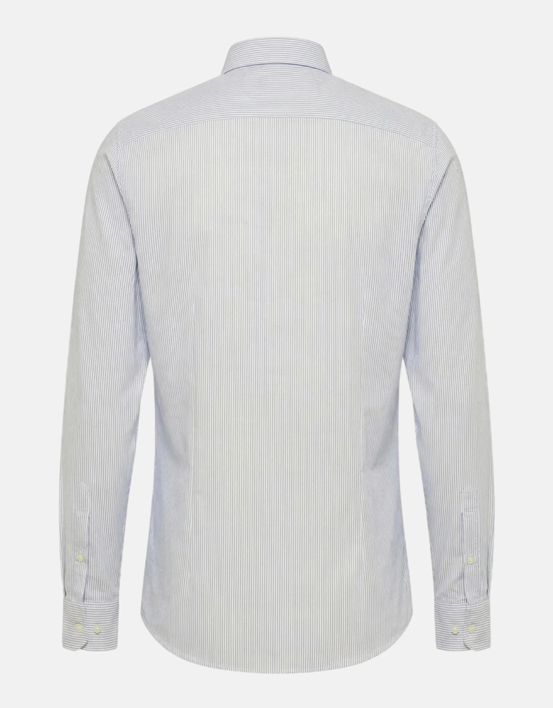 Washed Oxford Bengal Stripe Button Down Shirt New Breeze