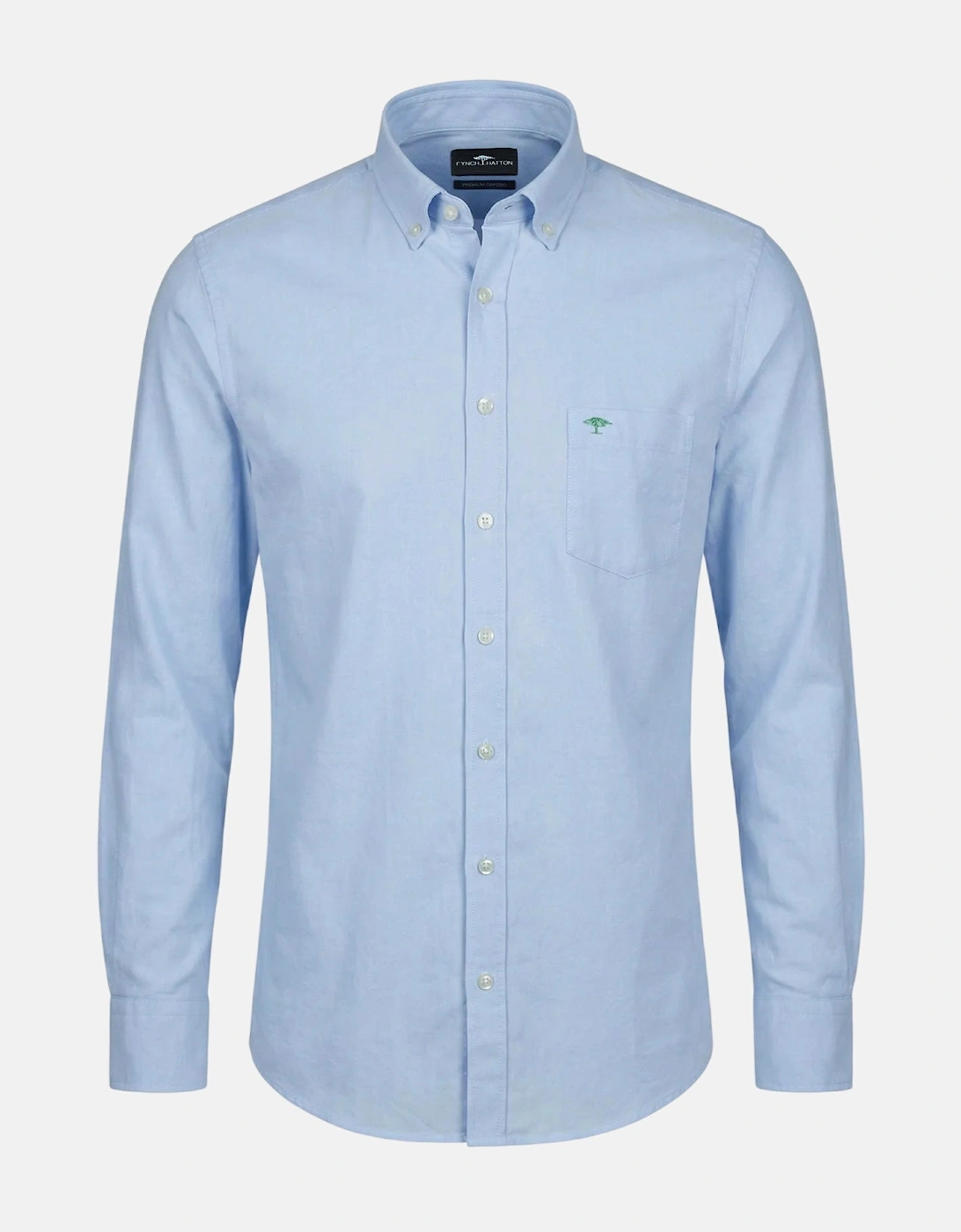 Washed Oxford Solid Button Down Shirt Harbour Blue, 3 of 2