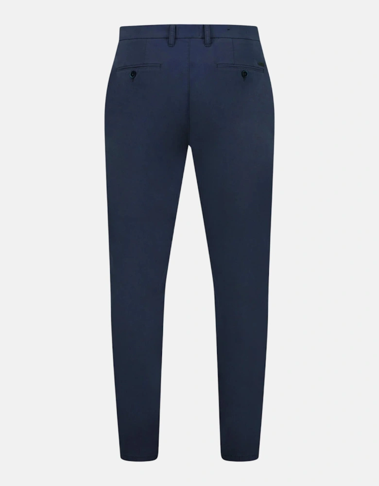 Basic Stretch Cotton Chinos Dark Navy