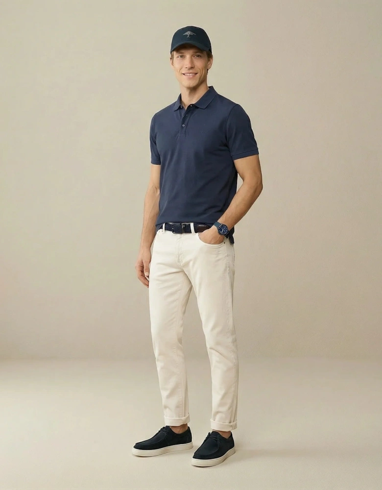 Premium Cotton 2-Ply Polo Shirt Navy