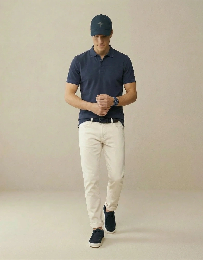 Premium Cotton 2-Ply Polo Shirt Navy
