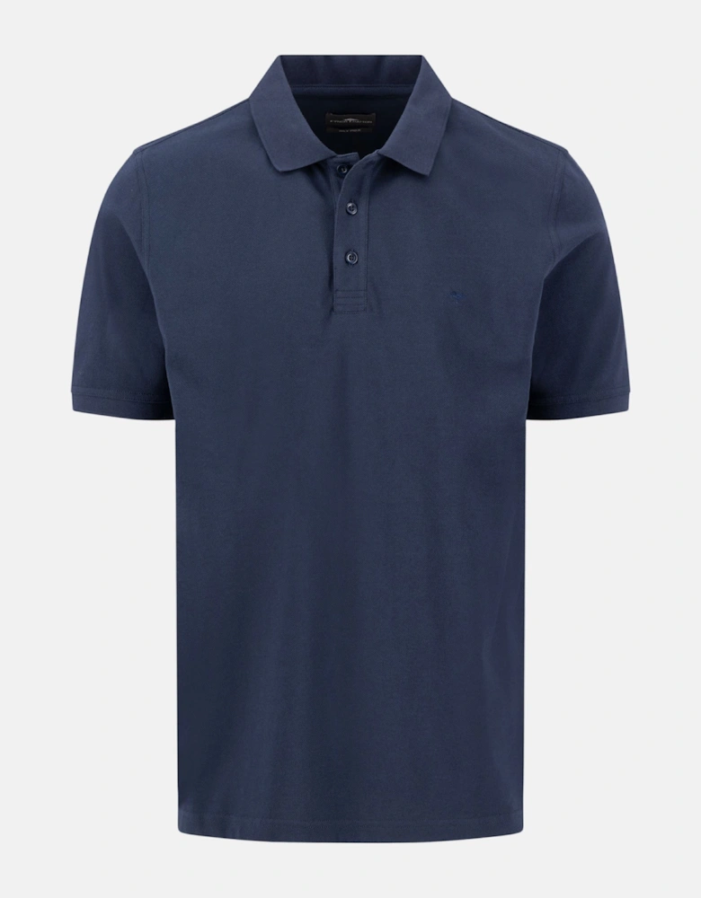 Premium Cotton 2-Ply Polo Shirt Navy