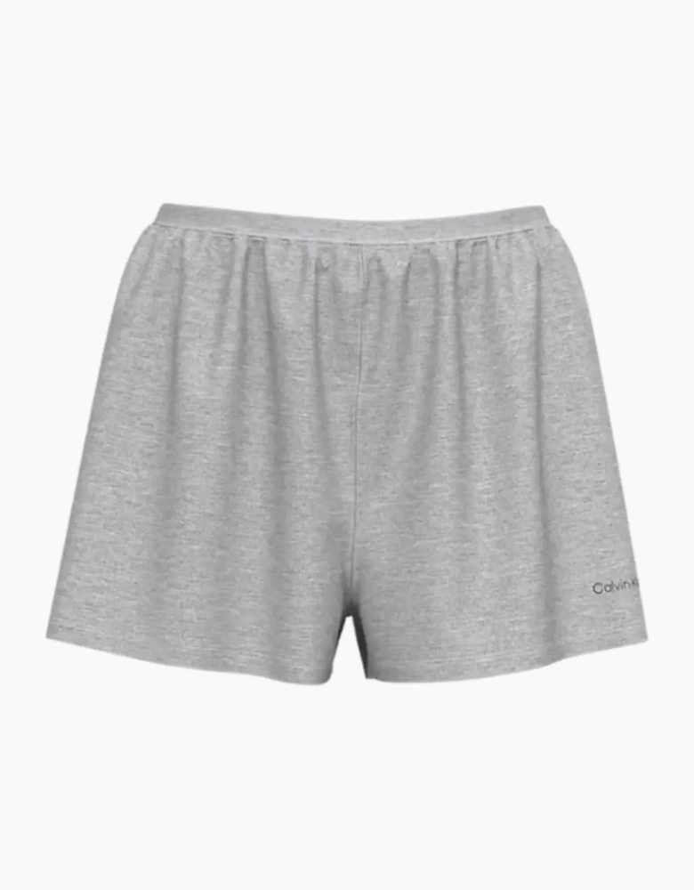 Tissue Waffle Tank & Shorts Pyjama Set, Grey Heather