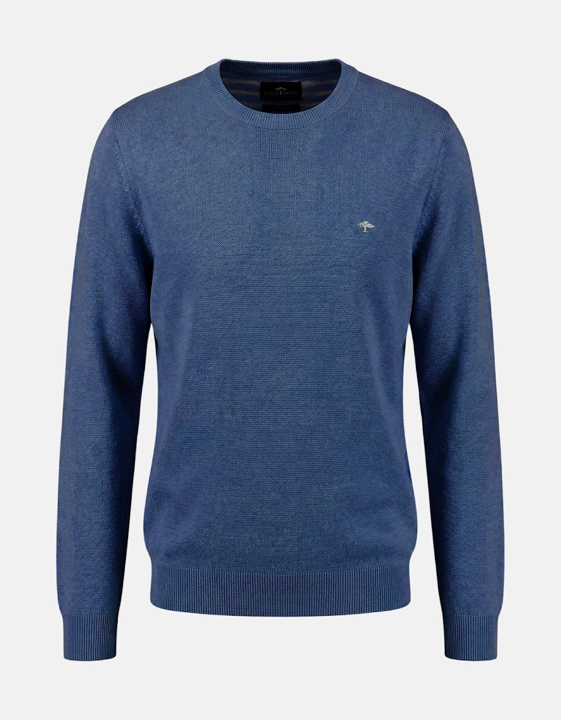 Fine Knit Air Cotton Crewneck Sweater Midnight, 6 of 5