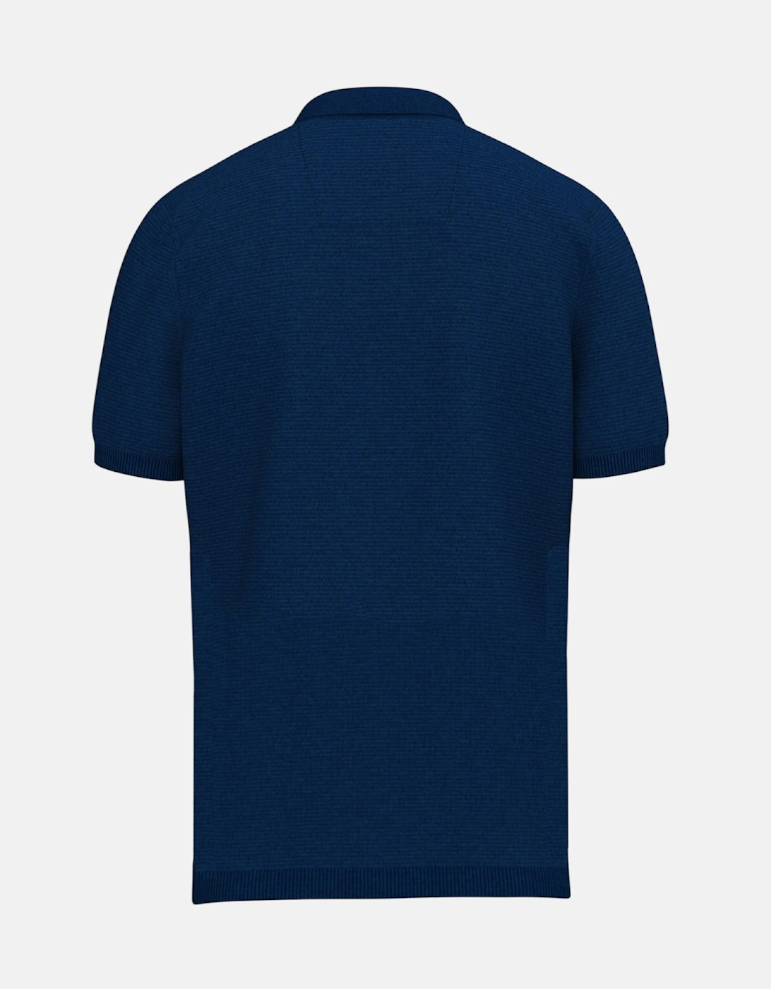 Fine Knit Air Cotton Polo Shirt Midnight