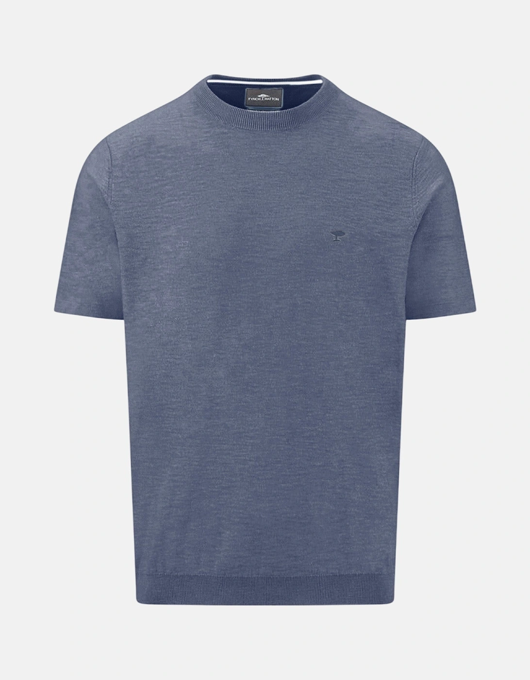 Cotton Linen Fine Knit T-Shirt Horizon, 4 of 3