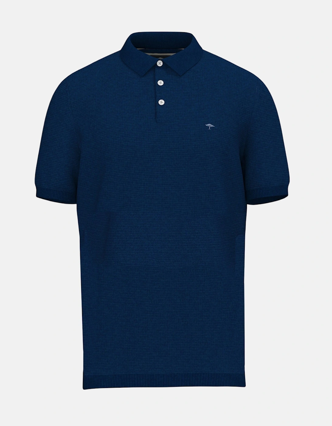 Fine Knit Air Cotton Polo Shirt Midnight, 3 of 2
