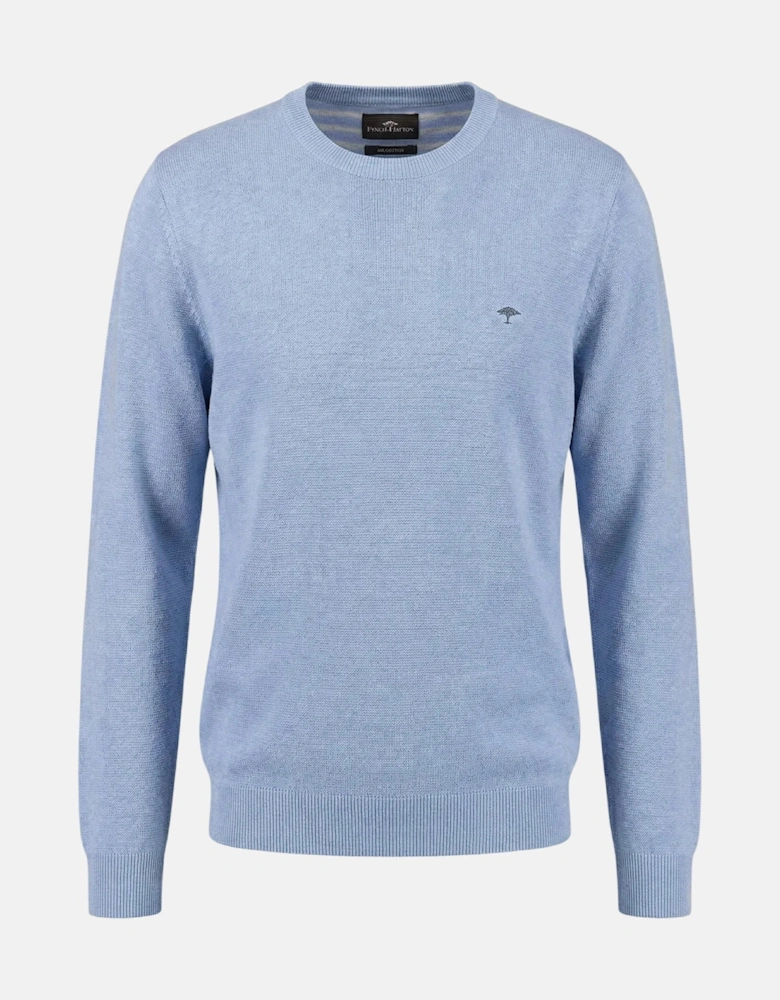 Fine Knit Air Cotton Crewneck Sweater New Breeze