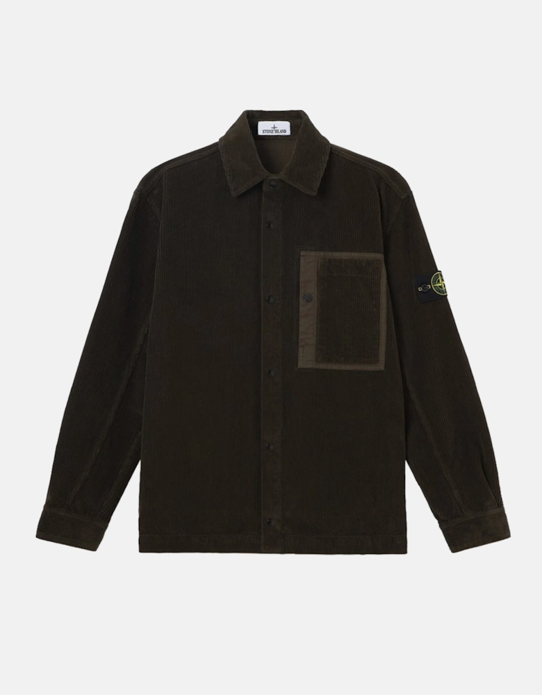 Corduroy 1200016 Overshirt Coal Grey