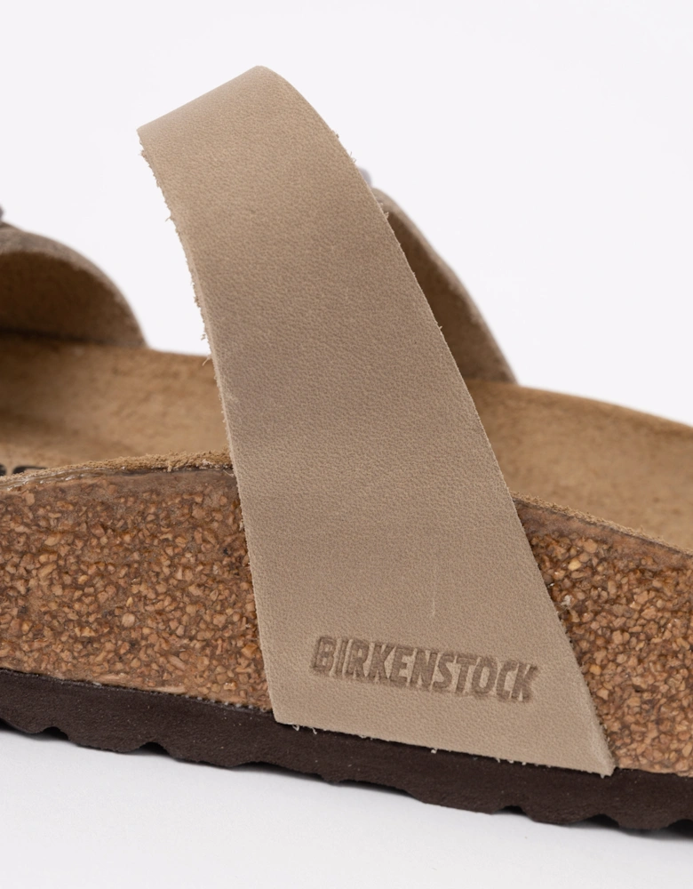 Birkenstock Mayari Oiled Nubuck Womens Sandals - Tobacco Brown