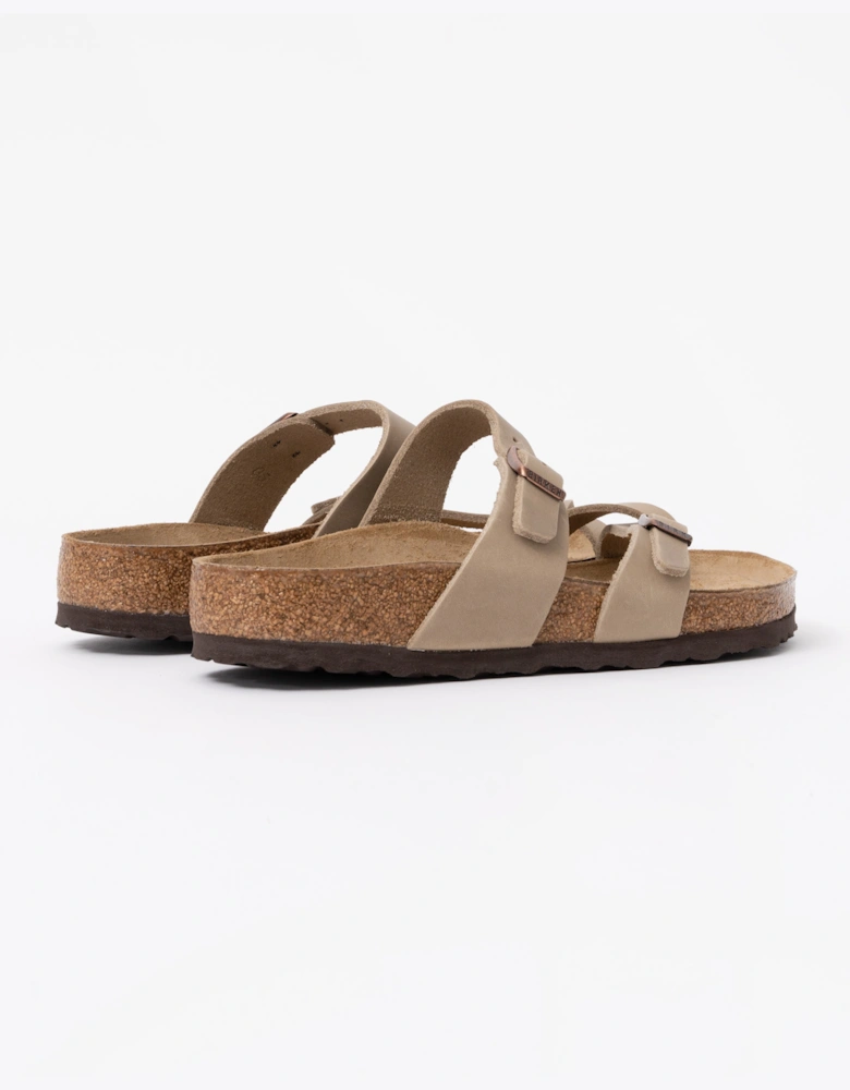 Birkenstock Mayari Oiled Nubuck Womens Sandals - Tobacco Brown