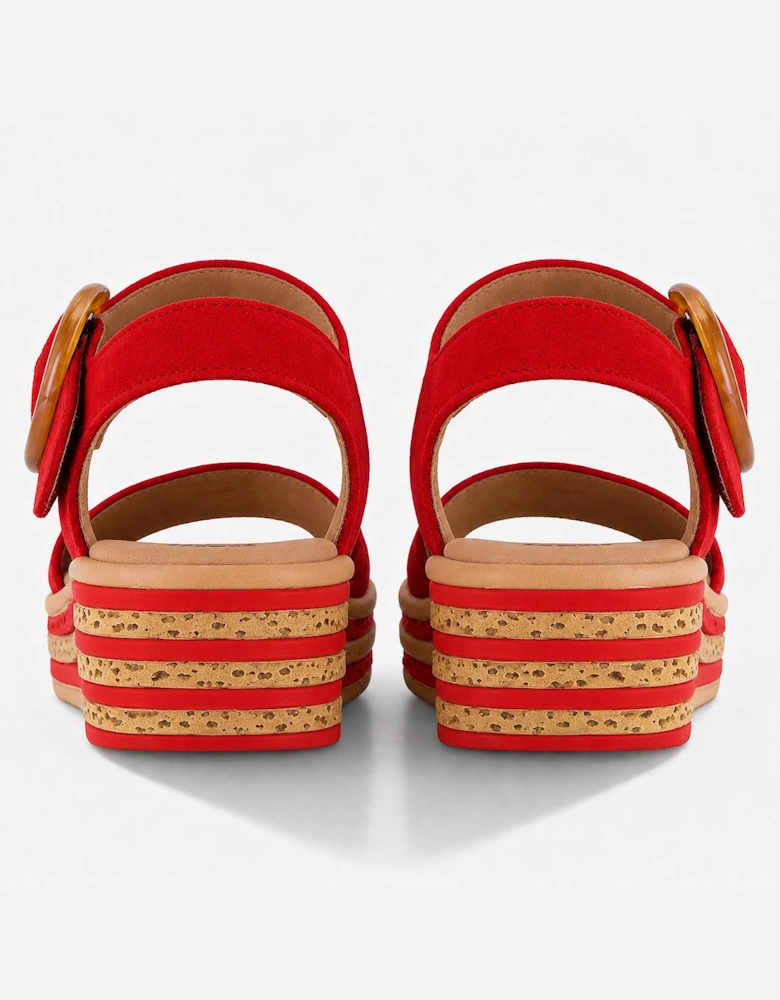 Gabor ANDRE Womens Ankle Strap Sandals Chilli