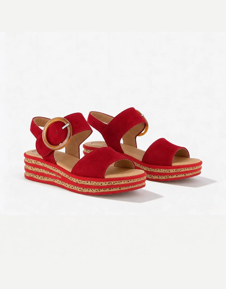 Gabor ANDRE Womens Ankle Strap Sandals Chilli