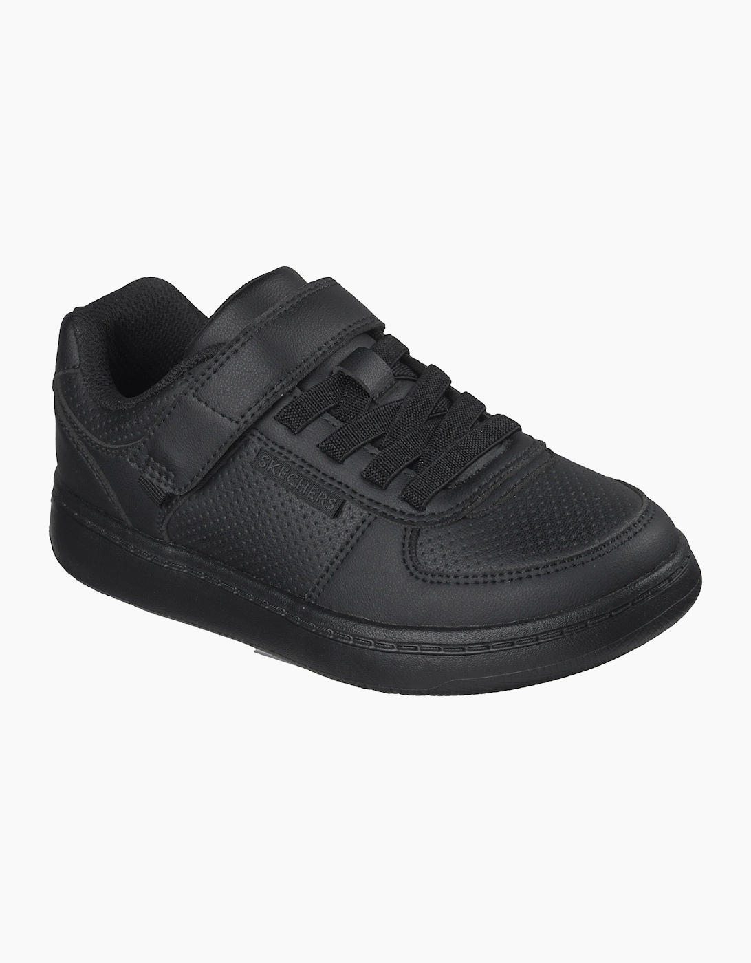 Boy's Skechers Kids Quick Street Lite Boys Trainers - Black - Size, 2 Uk
