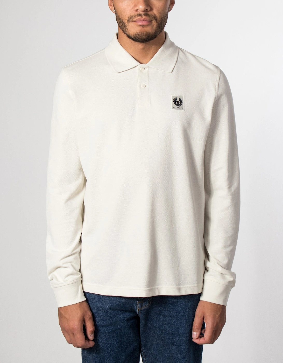 Reg Fit Belstaff Long Sleeved Polo Shirt