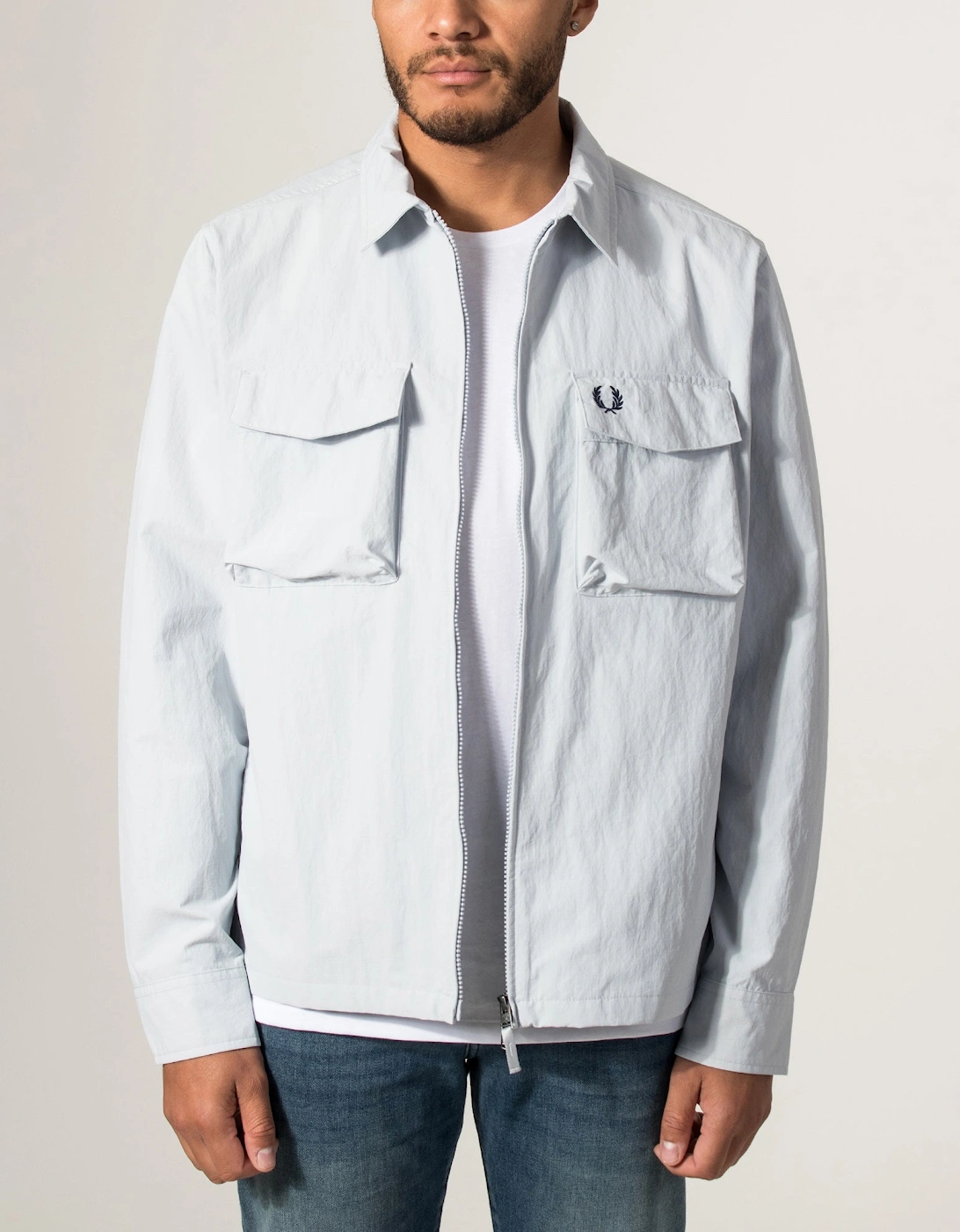 Regular Fit Ripstop Pocket Overshirt