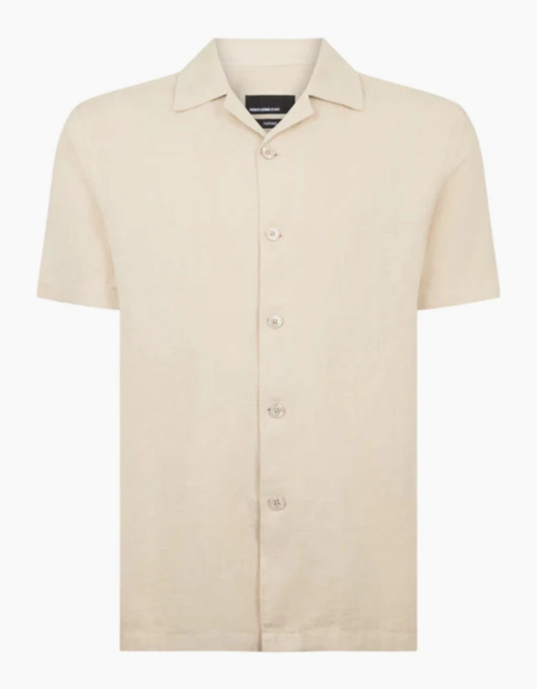 Remus Uomo SS Linen Shirt 91 Stone