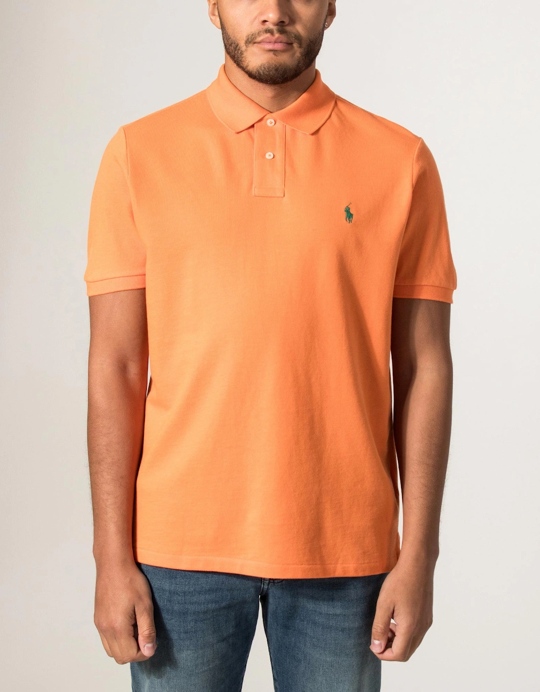 Custom Slim Fit Mesh Polo Shirt