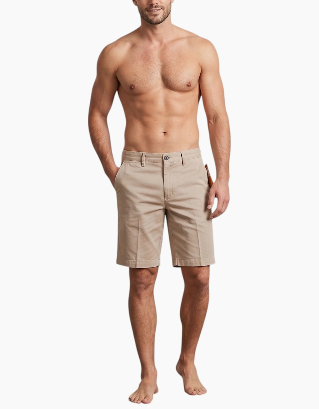 FARAH Mens Chino Shorts Cargo Short Pants