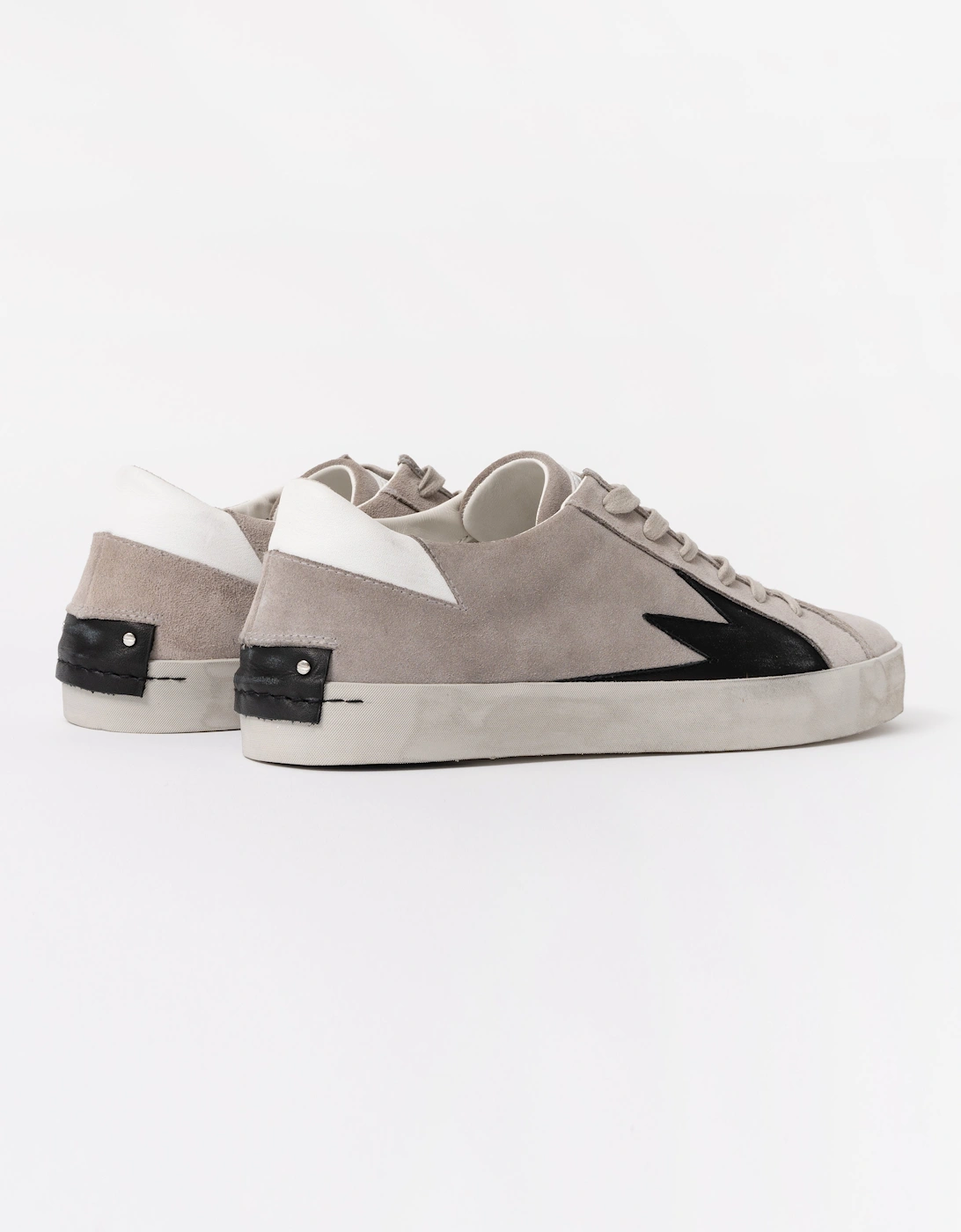 Crime London Storm Explosion Mens Trainer - Suede Grey
