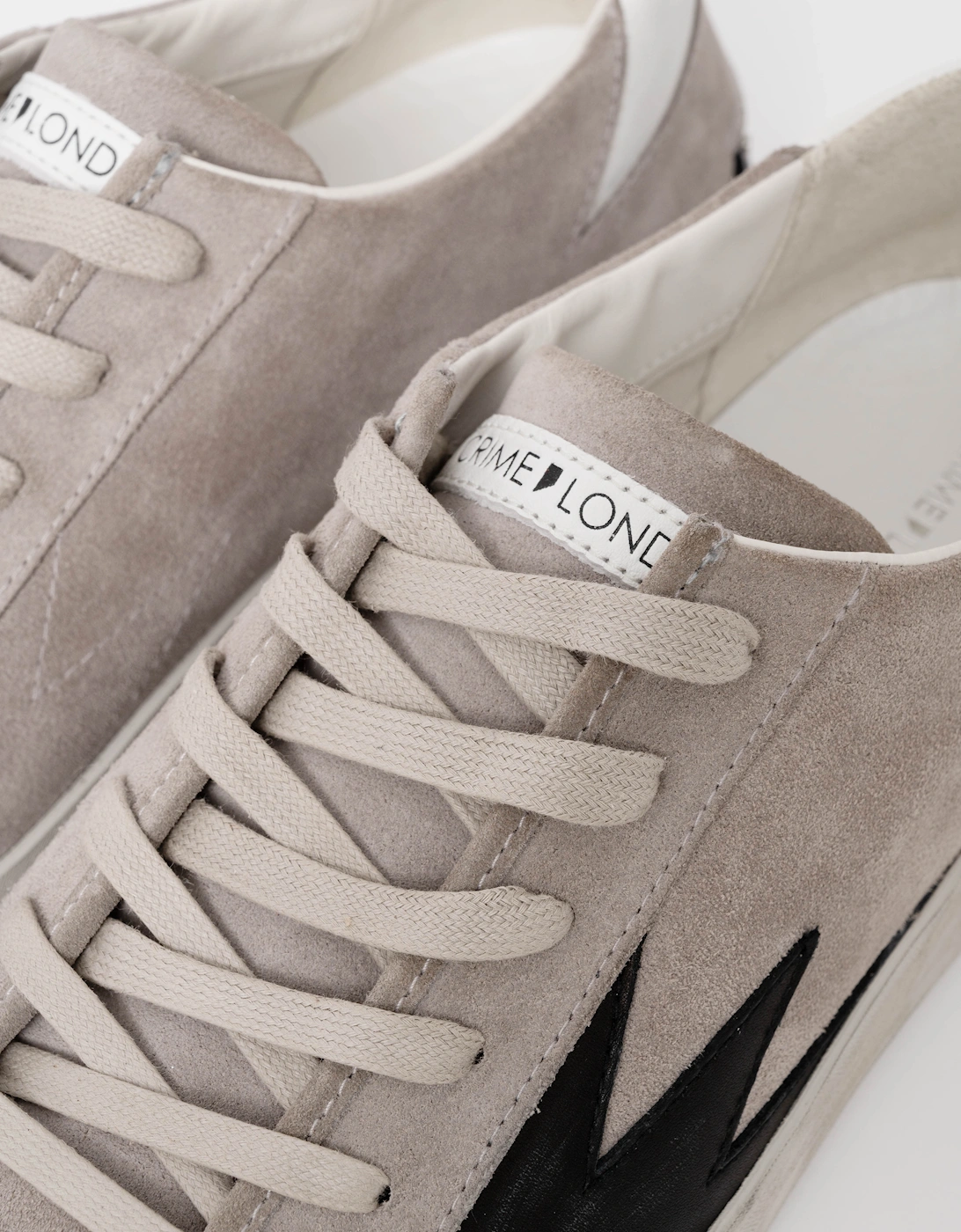 Crime London Storm Explosion Mens Trainer - Suede Grey