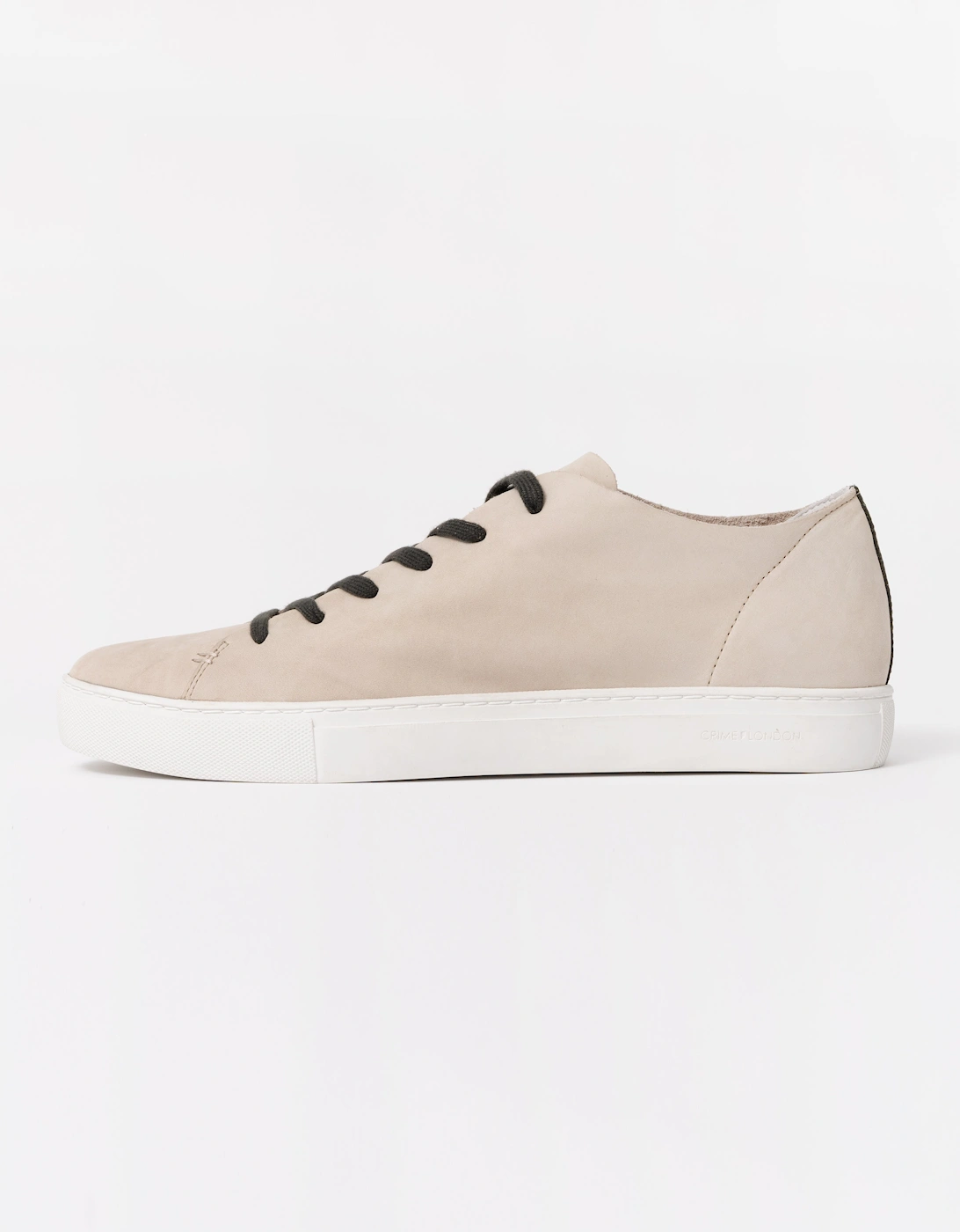 Crime London Raw Lo Mens Trainer - Suede Cream