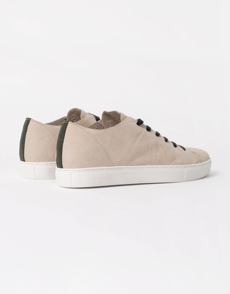 Crime London Raw Lo Mens Trainer - Suede Cream