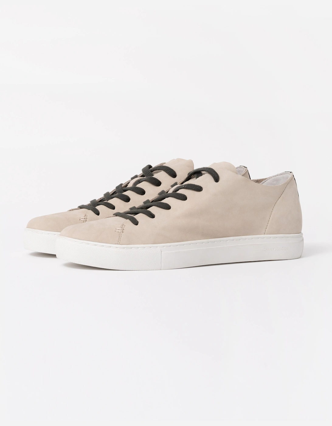 Crime London Raw Lo Mens Trainer - Suede Cream, 7 of 6