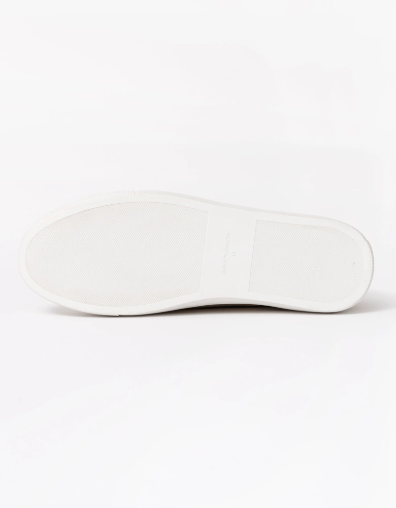 Crime London Raw Lo Mens Trainer - Suede Cream