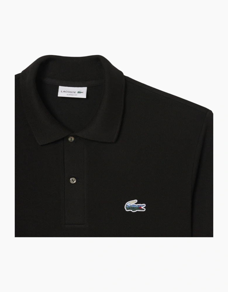Lacoste Mens Polo Shirt Classic Fit Landscape Crocodile Pique Golf Polo Shirt