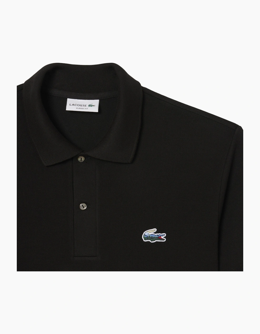 Lacoste Mens Polo Shirt Classic Fit Landscape Crocodile Pique Golf Polo Shirt