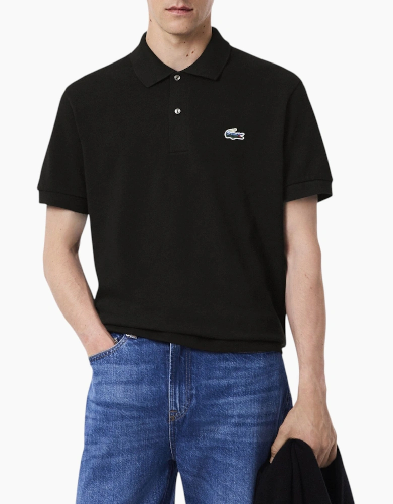 Lacoste Mens Polo Shirt Classic Fit Landscape Crocodile Pique Golf Polo Shirt