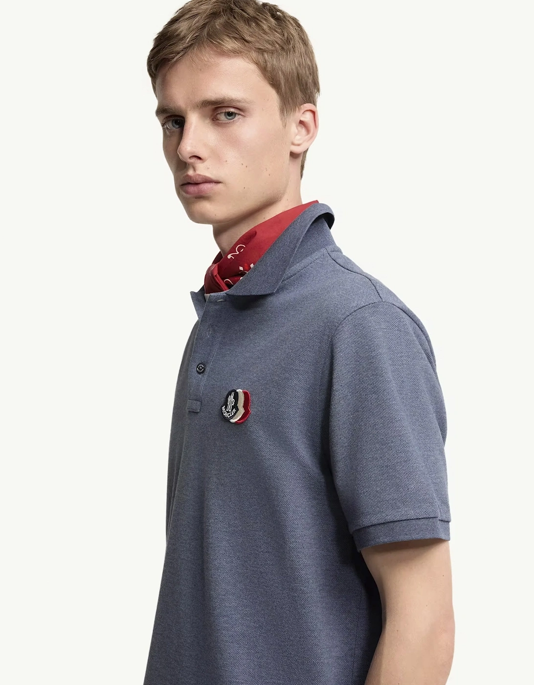 Triple Logo Polo Blue