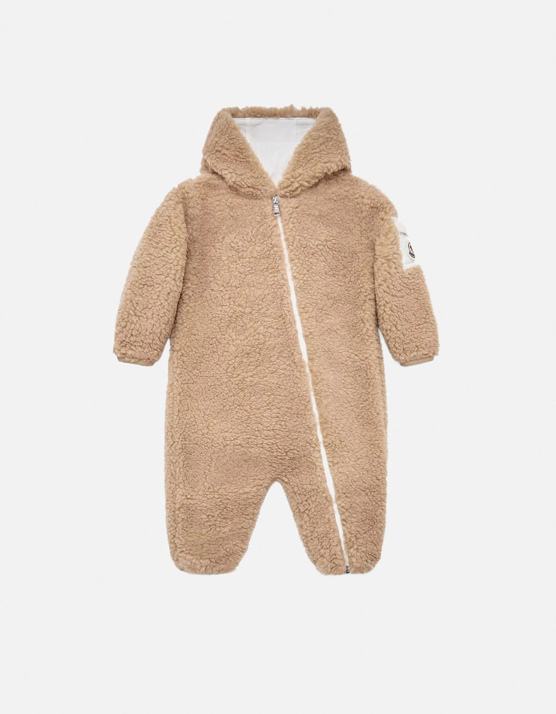 Baby Teddy Romper Beige, 5 of 4