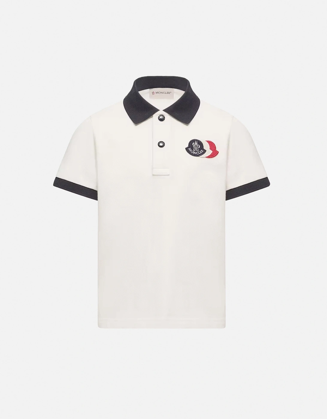 Kids Triple Logo Polo White, 4 of 3