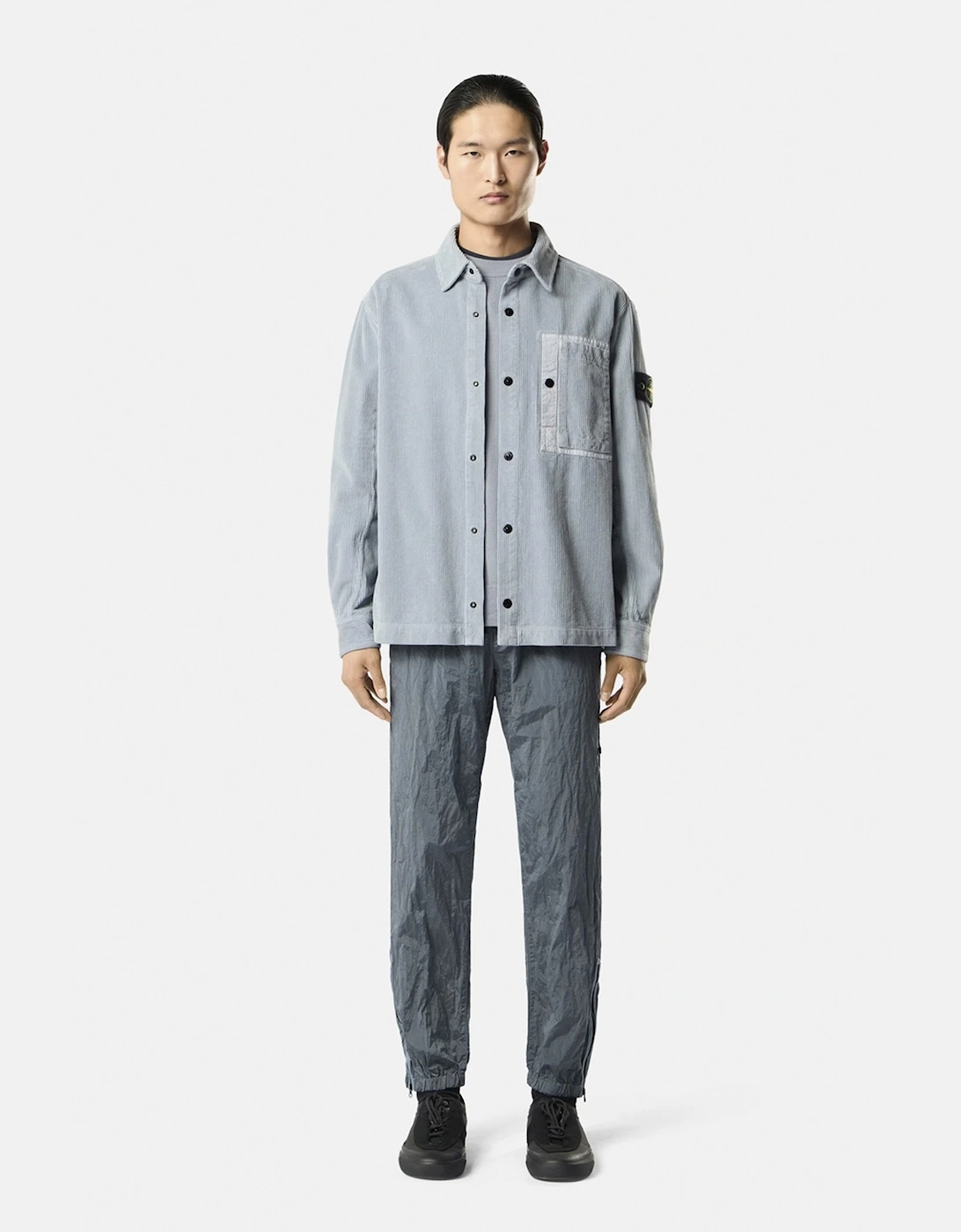 Corduroy 1200016 Overshirt Grey