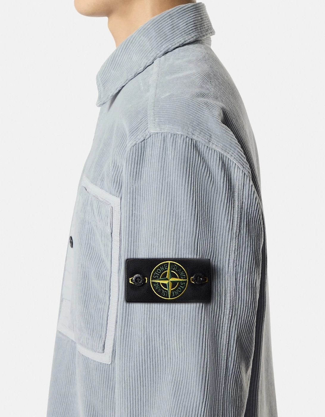 Corduroy 1200016 Overshirt Grey