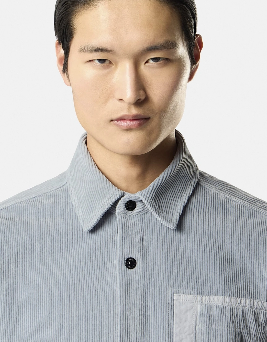 Corduroy 1200016 Overshirt Grey