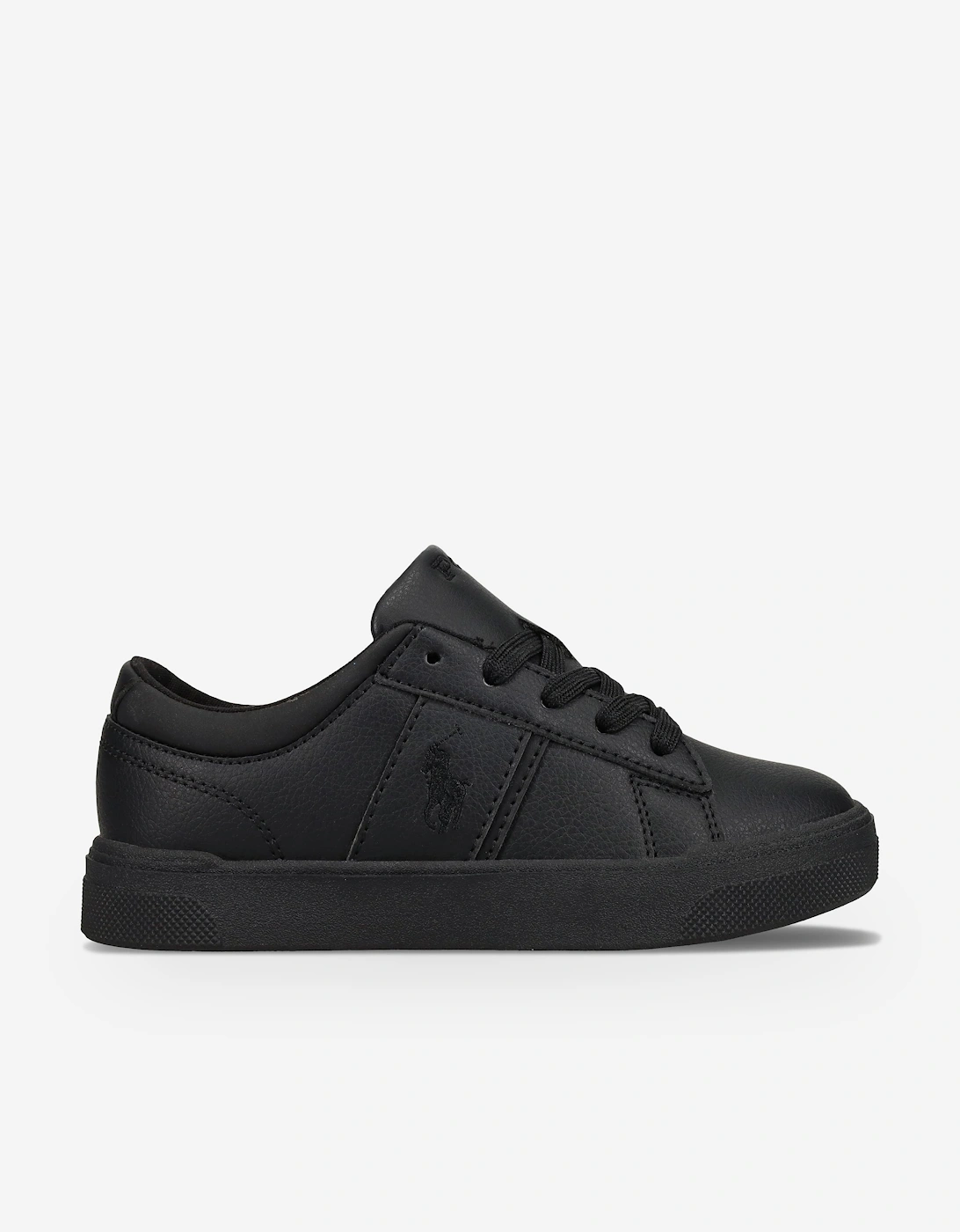 Ralph Lauren Kids Frazier Trainers in Black, 4 of 3