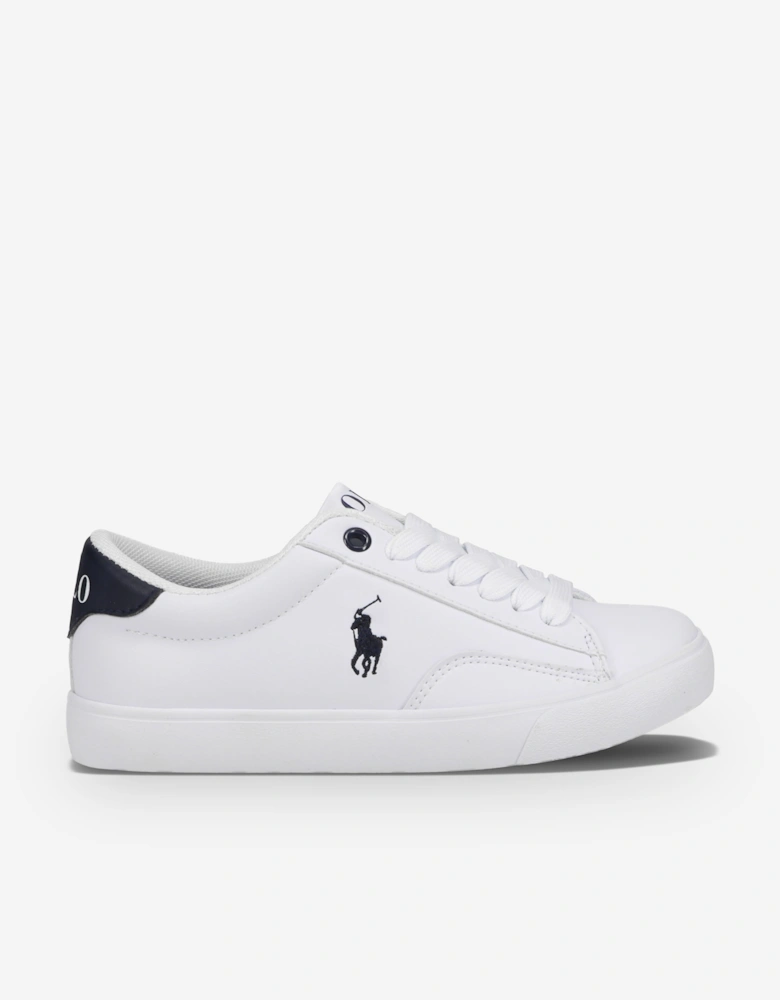 Ralph Lauren Kids Theron V Trainers in White