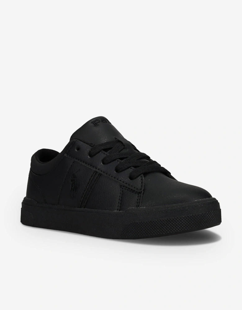 Ralph Lauren Kids Frazier Trainers in Black