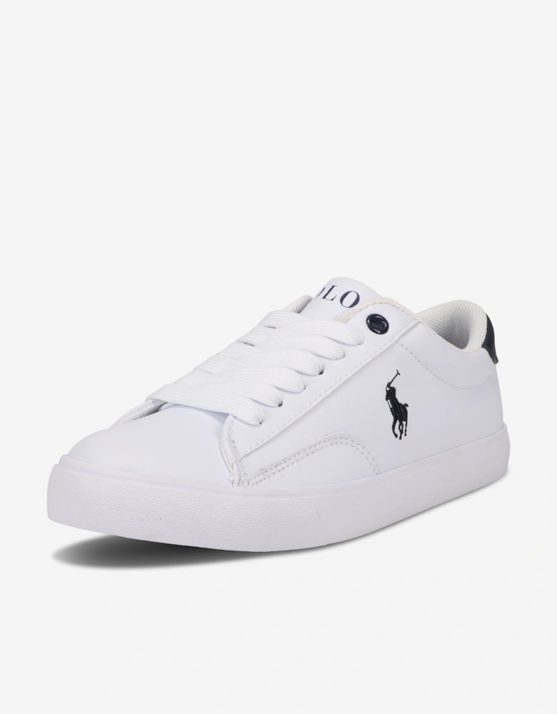 Ralph Lauren Kids Theron V Trainers in White