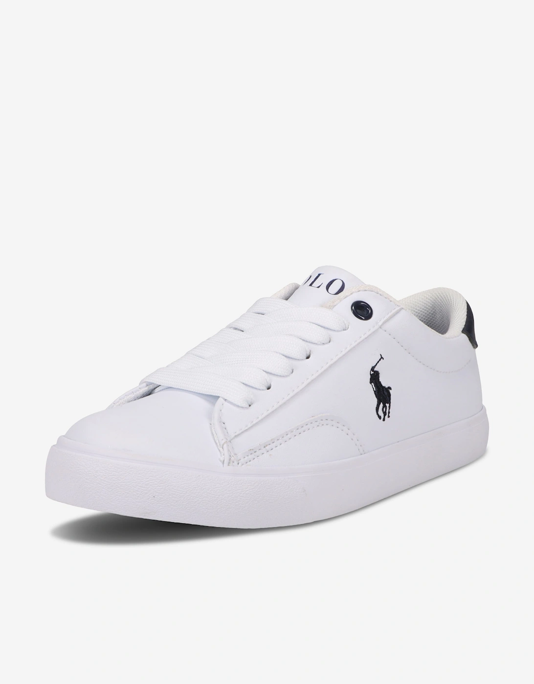 Ralph Lauren Kids Theron V Trainers in White