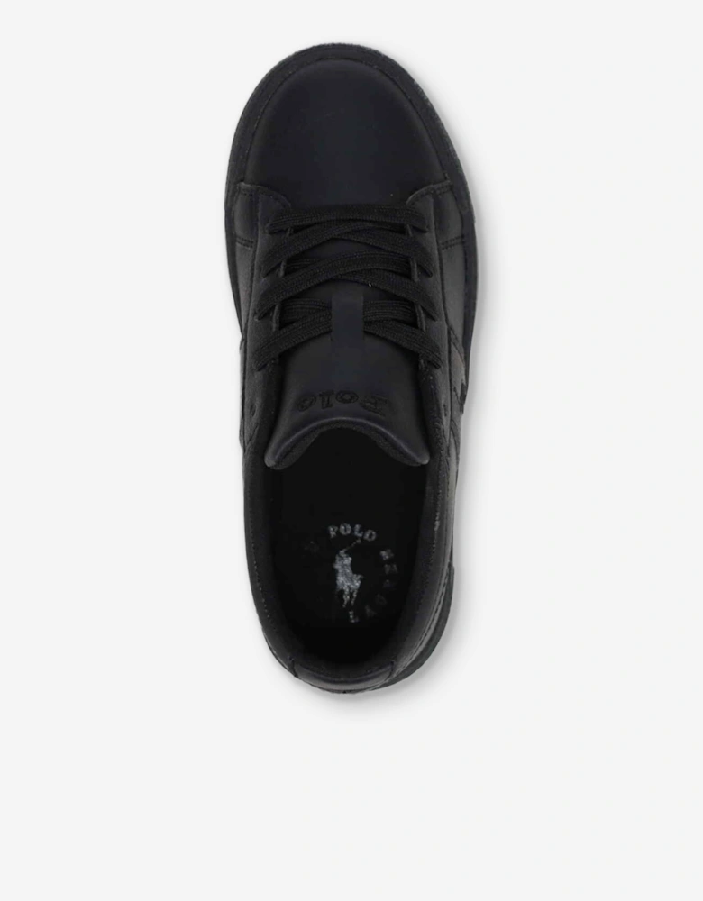 Ralph Lauren Kids Frazier Trainers in Black